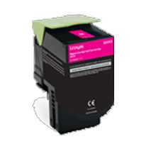 Compatible Lexmark 80C1SM0 Magenta Toner