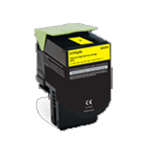 Compatible Lexmark 80C1SY0 Yellow Toner
