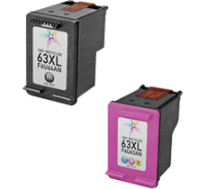 Compatible HP 63XL (F6U63AN / F6U64AN) High Yield  Ink Cartridge Combo Pack Black Tri-Color