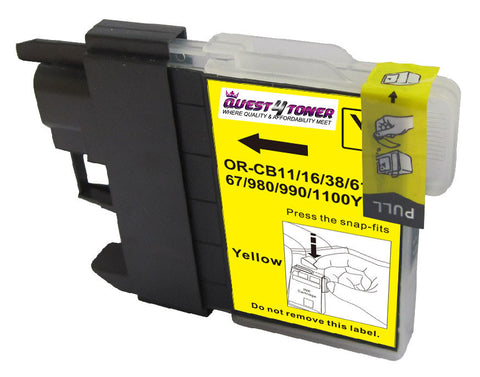 Brother LC-61Y Yellow compatible ink - Buy Direct!