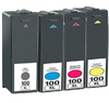 Lexmark 100XL Set Black / Cyan / Magenta / Yellow  compatible ink - Buy Direct!