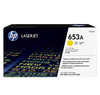 Original HP CF322A (653A) Laser Toner Cartridge Yellow