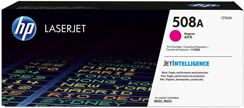 Hewlett Packard Genuine OEM CF363A HP508A Magenta Toner Cartridge (5K YLD)