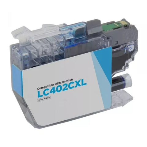 Compatible Brother LC402XLC Cyan Ink Cartridge High Yield