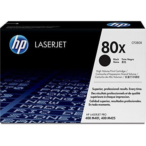 Original OEM HP 80X Black Toner (CF280X)