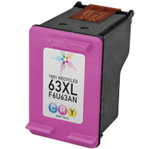 Compatible HP 63XL ( F6U63AN ) High Yield Ink Cartridge Tri-Color