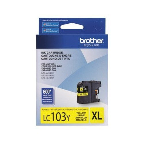 Brother LC-103Y<font Color='yellow'><b>Yellow</b></font> OEM Ink Designed For Brother - Buy Direct!