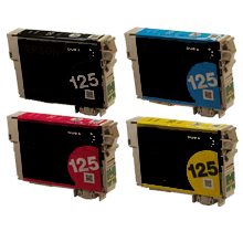 EPSON T125 Compatible Ink Cartridge 4 Pack designed for Epson - Buy Direct!