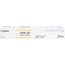 Canon Genuine 2185C003 GPR58 Yellow Toner Cartridge (18K YLD)