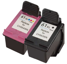 HP CH563WN / CH564WN (HP 61XL) Compatible Ink Cartridge Combo Pack Black Tri-Color High Yield - Buy Direct!