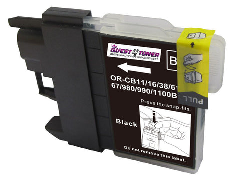 Brother LC-61BK Black compatible ink - Buy Direct!