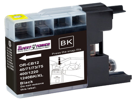 Brother LC-75BK Black compatible ink - Buy Direct!