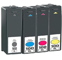 Lexmark 100XL Set Black / Cyan / Magenta / Yellow  compatible ink - Buy Direct!