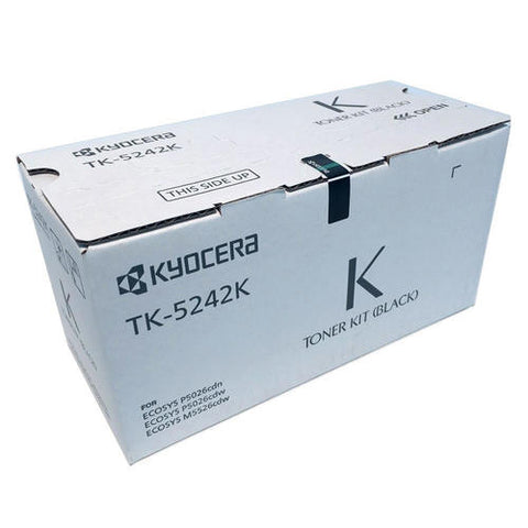 Kyocera Mita Genuine OEM TK5242K Laser Toner Cartridge Black