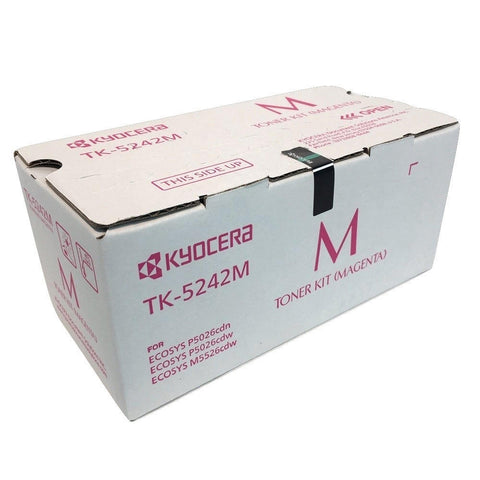 Kyocera Mita Genuine OEM TK5242M Laser Toner Cartridge Magenta