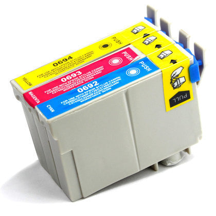 Epson T069 3pk color (C/M/Y) Yellow compatible ink - Buy Direct!