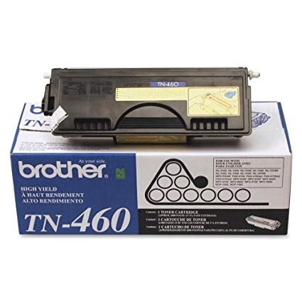 Brother Genuine OEM TN460 (TN-460) Black High-Yield Toner Cartridge (6K YLD)